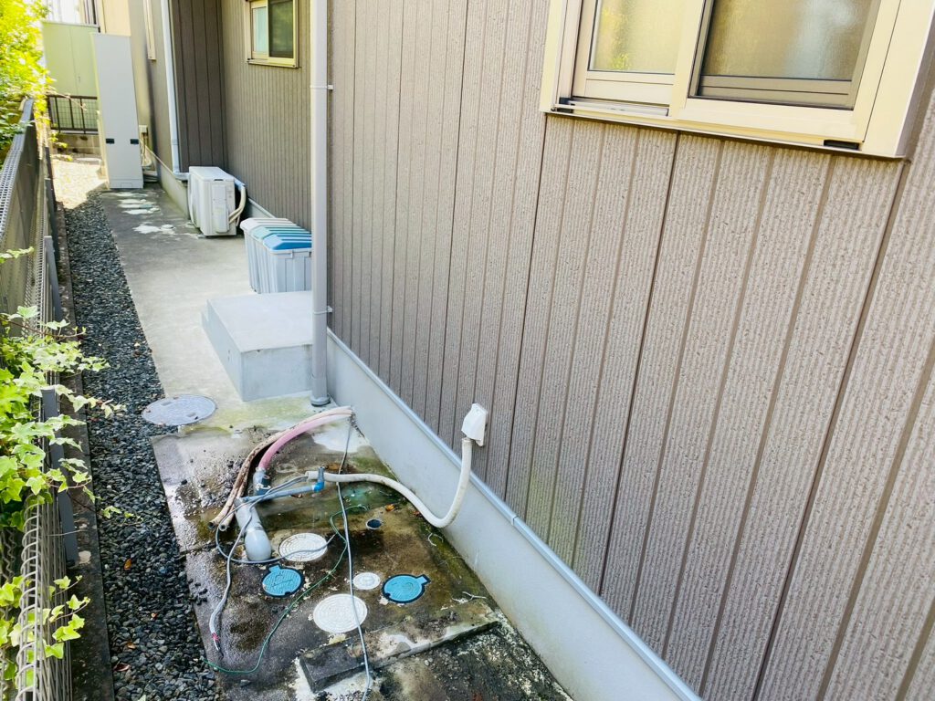 エコキュート交換中写真