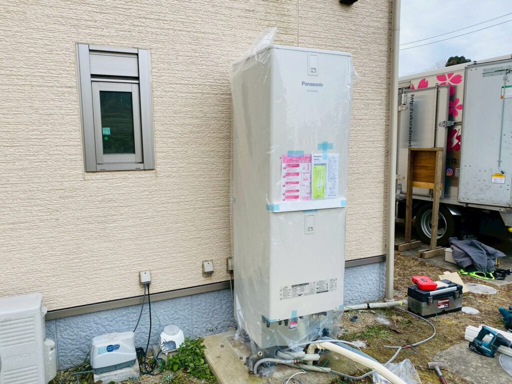 エコキュート設置完了写真