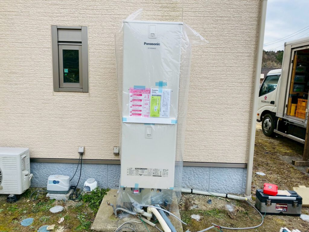エコキュート設置完了写真